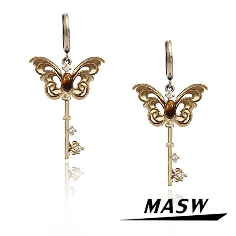 MASW Original Design Vintage Temperament Small Hoop Butterfly Earrings For Women Gift Gift Fashion Jewelry Accessories
MASW Original Design Vintage Temperament Small Hoop Butterfly Earrings For Women Gift Gift Fashion Jewelry Accessories