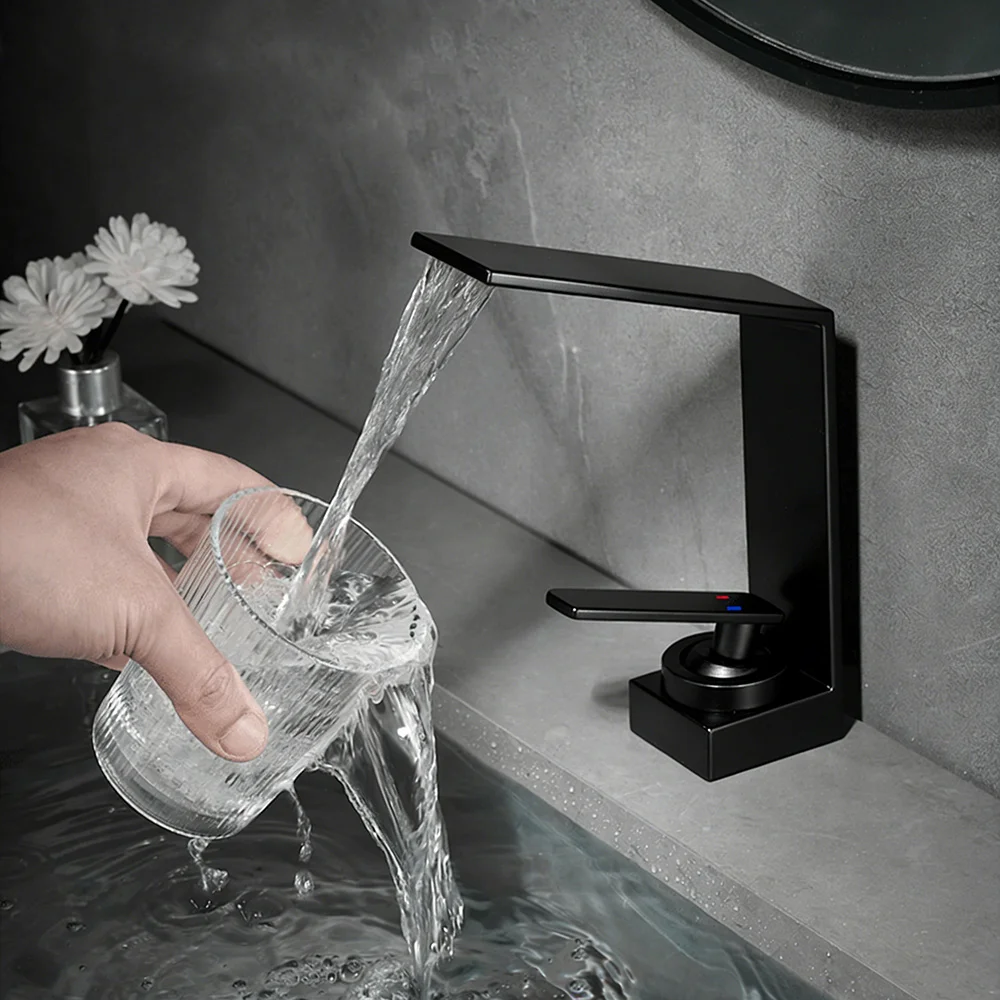 Waterfall Faucet Washbasin Faucet Bathroom Cabinet Household Bathroom Cross-border Bathroom
Waterfall Faucet Washbasin Faucet Bathroom Cabinet Household Bathroom Cross-border Bathroom