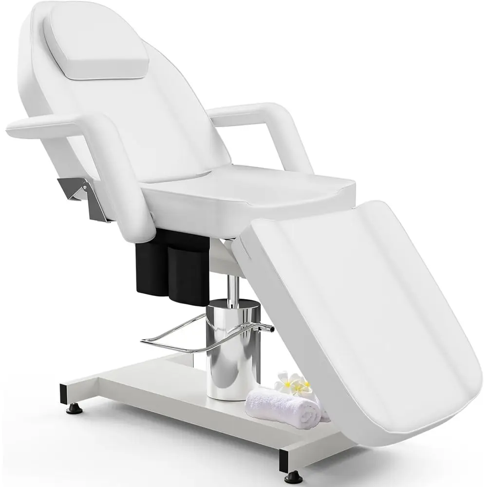 Hydraulic Aesthetic Treatment Bed, Swivel Salon Chair, Adjustable Spa Couch, Beauty Salon Equipment, White
Hydraulic Aesthetic Treatment Bed, Swivel Salon Chair, Adjustable Spa Couch, Beauty Salon Equipment, White