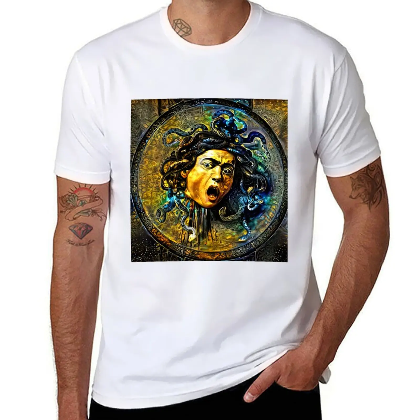 cotton Medusa - night T-Shirt shirt man Caravaggio t t men 100% shirts shirt man luxury t graphic by design golden
cotton Medusa - night T-Shirt shirt man Caravaggio t t men 100% shirts shirt man luxury t graphic by design golden