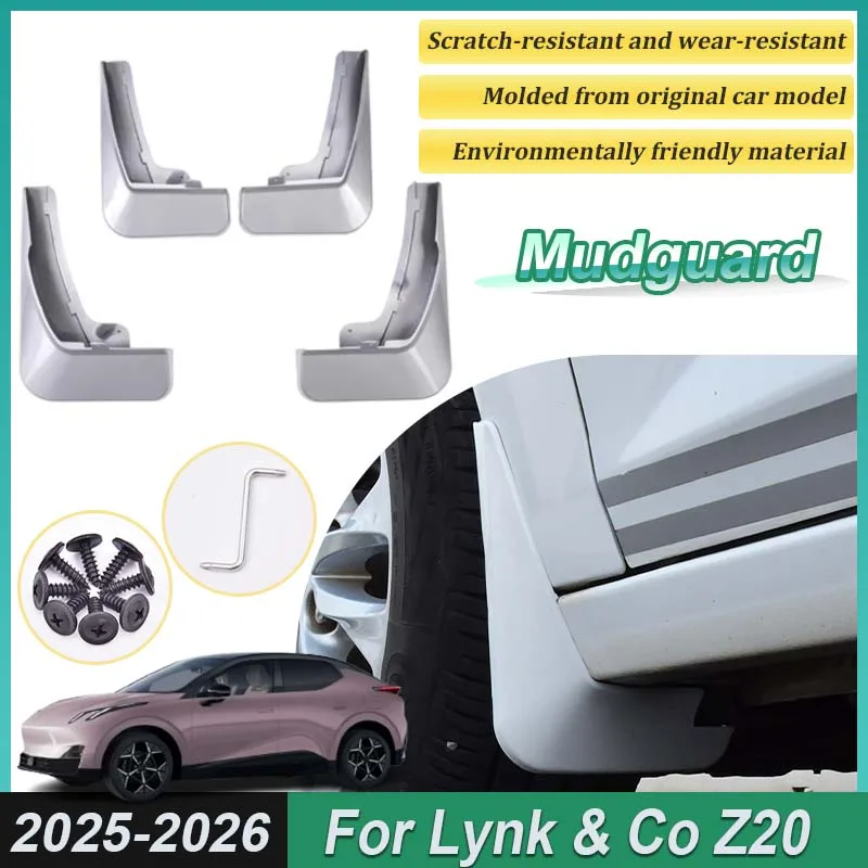 Аксессуары для Lynk & Co Z20 2025 2026 4 шт. окрашенные передние брызговики, задние брызговики, расклешенные колеса для крыльев, автомобильные аксессуары
Аксессуары для Lynk & Co Z20 2025 2026 4 шт. окрашенные передние брызговики, задние брызговики, расклешенные колеса для крыльев, автомобильные аксессуары