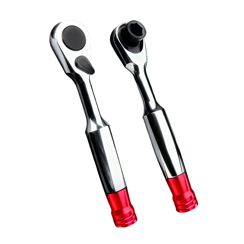 72 Tooth Ratchet Wrench 1/4 inch with Screwdriver Bits Extension Bar and Double Ended Feature for Routine Maintenance Work
72 Tooth Ratchet Wrench 1/4 inch with Screwdriver Bits Extension Bar and Double Ended Feature for Routine Maintenance Work