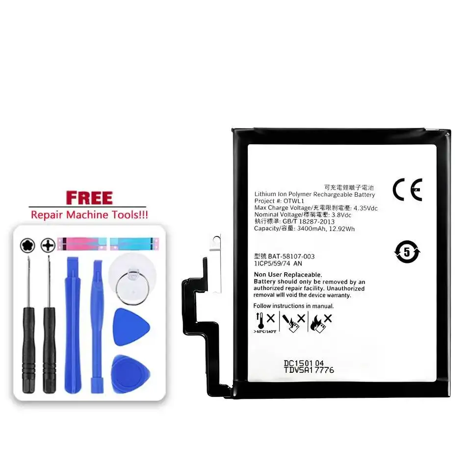 Аккумулятор мобильного телефона Bat-58107-003 3400 мАч для Blackberry Q30 SQW100-1 SQW100-3 Passport 4G
Аккумулятор мобильного телефона Bat-58107-003 3400 мАч для Blackberry Q30 SQW100-1 SQW100-3 Passport 4G