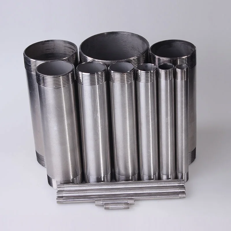 Stainless Steel SS304 100mm Length Water Connection Male X Male Threaded Pipe Fittings
Stainless Steel SS304 100mm Length Water Connection Male X Male Threaded Pipe Fittings