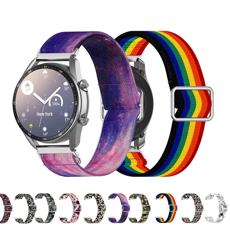 20mm 22mm Band For Samsung Galaxy Watch 3 45mm 41mm Strap Gear S3 Sport Nylon Loop Bracelet For Galaxy Active 2 Gear S2 Classic
20mm 22mm Band For Samsung Galaxy Watch 3 45mm 41mm Strap Gear S3 Sport Nylon Loop Bracelet For Galaxy Active 2 Gear S2 Classic