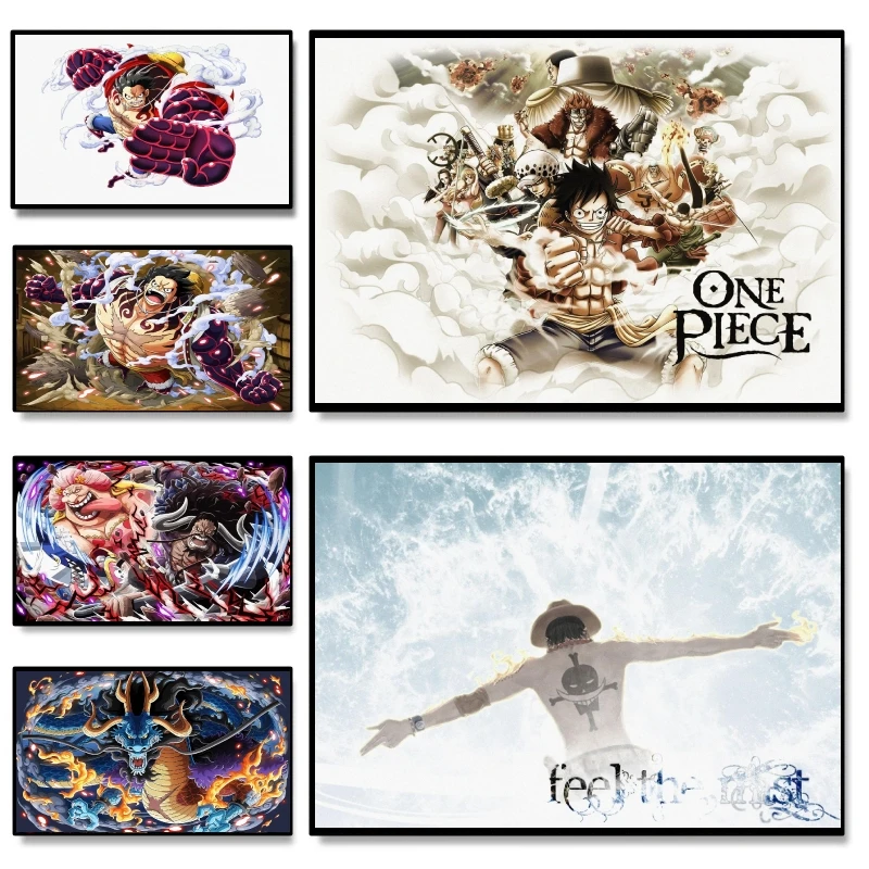 Hot-blooded Anime One Piece Luffy HD Canvas Prints Classic Figure Posters Best Gifts Room Home Decor Pictures Kids Action Toys
Hot-blooded Anime One Piece Luffy HD Canvas Prints Classic Figure Posters Best Gifts Room Home Decor Pictures Kids Action Toys