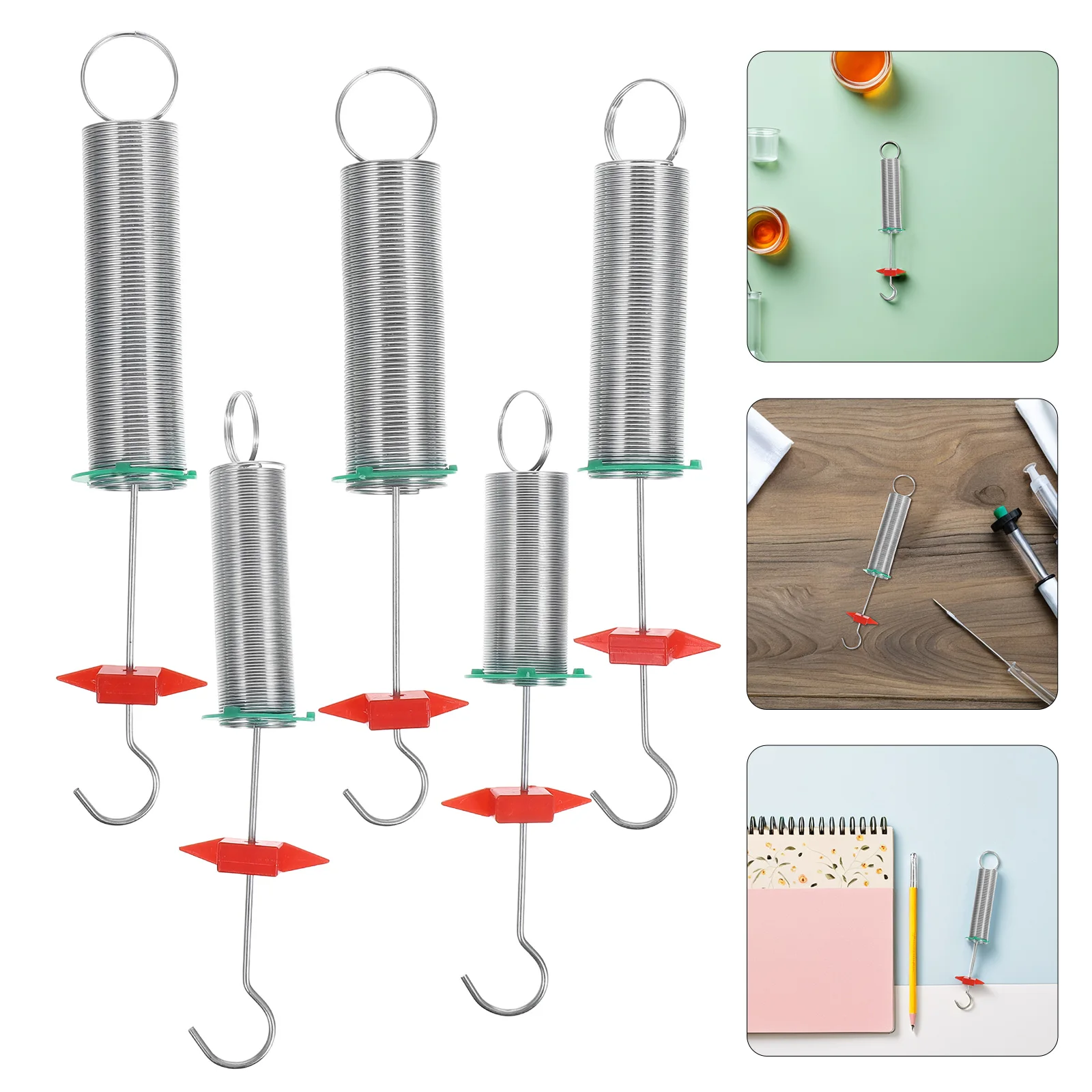 5pcs Science Springs Set 'S Law Physics Experimental Tool Compact Portable Spring Kit For School Labs Teaching Equipment
5pcs Science Springs Set 'S Law Physics Experimental Tool Compact Portable Spring Kit For School Labs Teaching Equipment