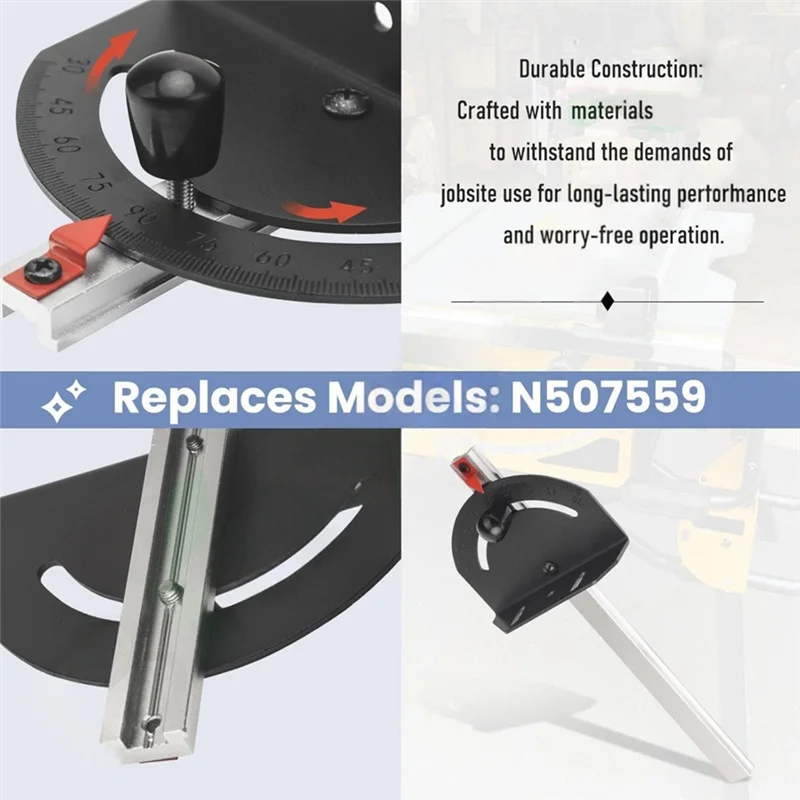 【Hot-Selling!】Table Saw Miter Gauge(Fits Table Slots 3/4") For DWE7491RS Type Part Number N507559
【Hot-Selling!】Table Saw Miter Gauge(Fits Table Slots 3/4") For DWE7491RS Type Part Number N507559
