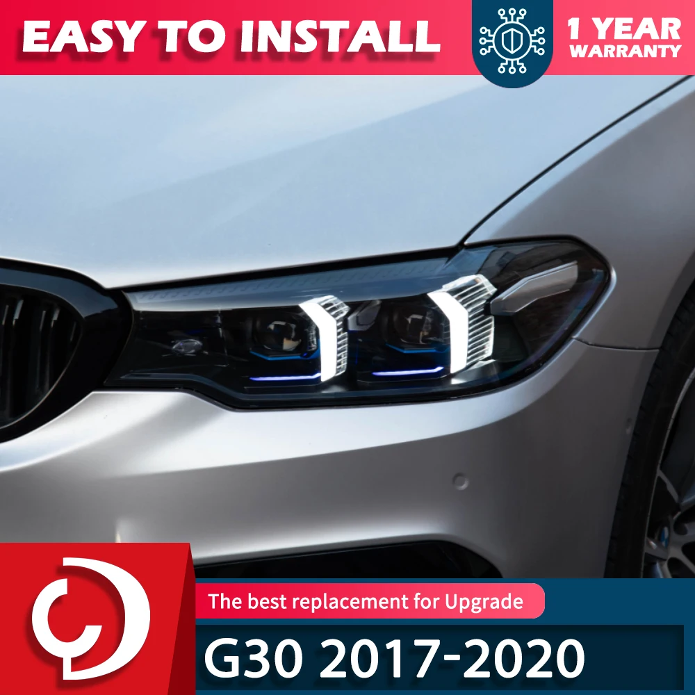 AKD 2PCS Lights for BMW G30 LED Headlight Projector Lens 2017-2020 525i 530i 535i 540i Head Lamp DRL Signal Auto Accessories
AKD 2PCS Lights for BMW G30 LED Headlight Projector Lens 2017-2020 525i 530i 535i 540i Head Lamp DRL Signal Auto Accessories