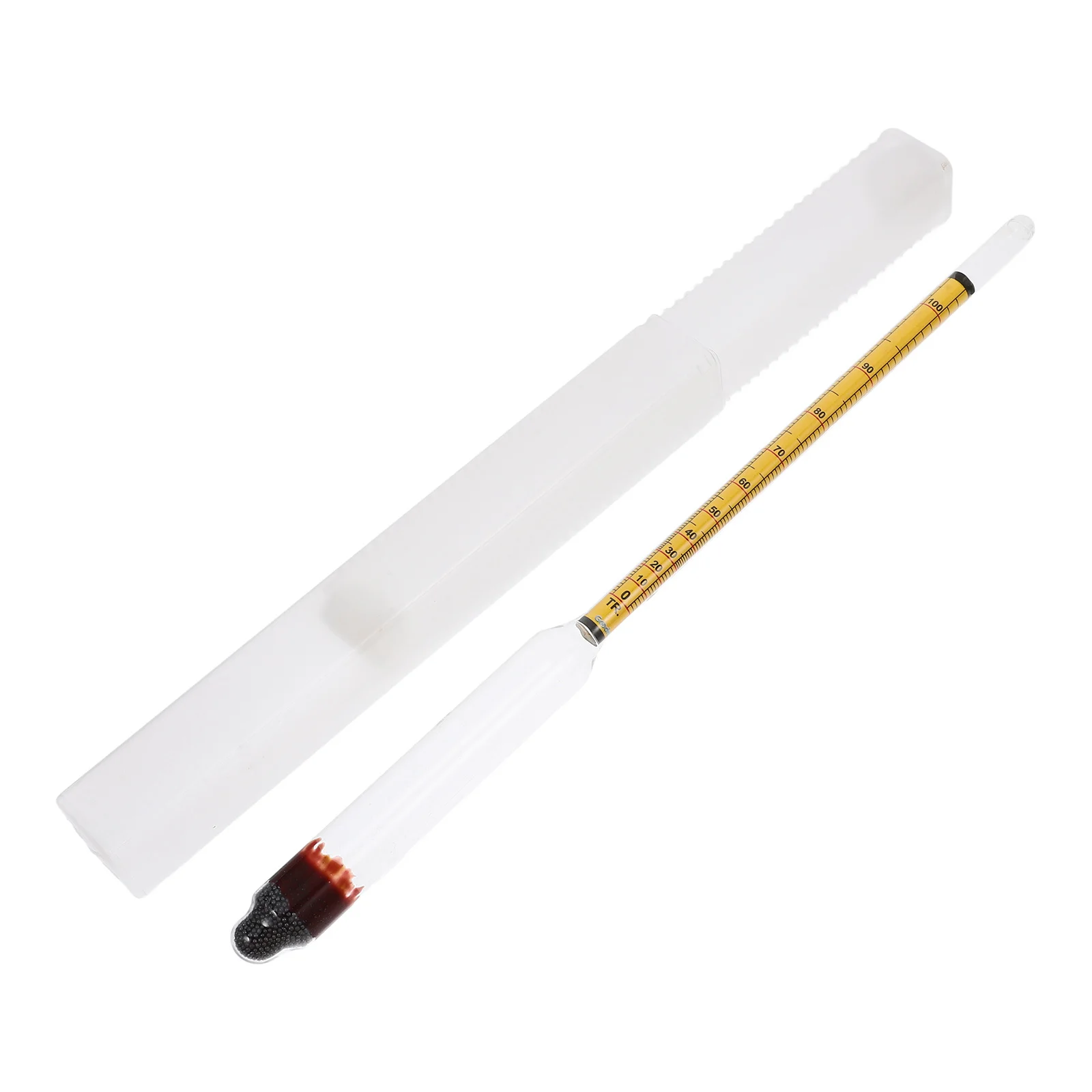 Alcohol Hydrometer 0-100 Degrees Easy Read Yellow Scale for Wine Making Mead Moonshine Brewing Alcohol
Alcohol Hydrometer 0-100 Degrees Easy Read Yellow Scale for Wine Making Mead Moonshine Brewing Alcohol