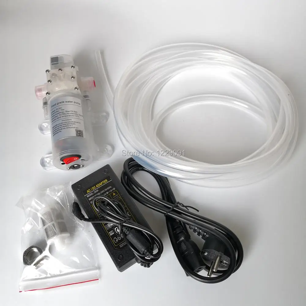 DC 12V and 24v 70W food grade Diaphragm water Pump Self priming Booster Pump with Automatic Switch 6Lpm
DC 12V and 24v 70W food grade Diaphragm water Pump Self priming Booster Pump with Automatic Switch 6Lpm