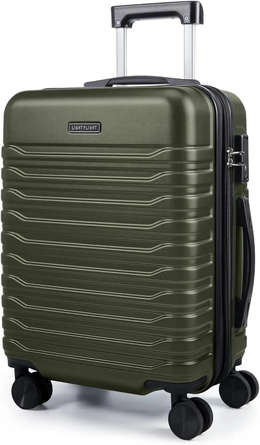 Expandable Carry On Luggage 20 Inch with Double Spinner Wheels, Lightweight Hard Shell Rolling Suitcase for Travel, Olive
Expandable Carry On Luggage 20 Inch with Double Spinner Wheels, Lightweight Hard Shell Rolling Suitcase for Travel, Olive