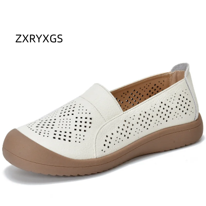 ZXRYXGS 2025 New Spring Summer Classic Bow Premium Real Leather Shoes Woman Flats Breathable Hollow Banquet Work Trendy Shoes
ZXRYXGS 2025 New Spring Summer Classic Bow Premium Real Leather Shoes Woman Flats Breathable Hollow Banquet Work Trendy Shoes