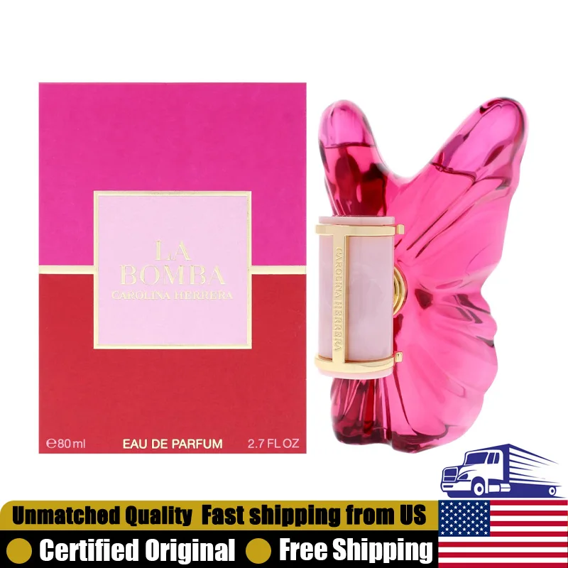 Carolina Herrera La Bomba Eau de Parfum 2.7 Oz Long-Lasting Oriental Floral Pheromones Perfume for Women 80 ML Premium Perfumes
Carolina Herrera La Bomba Eau de Parfum 2.7 Oz Long-Lasting Oriental Floral Pheromones Perfume for Women 80 ML Premium Perfumes