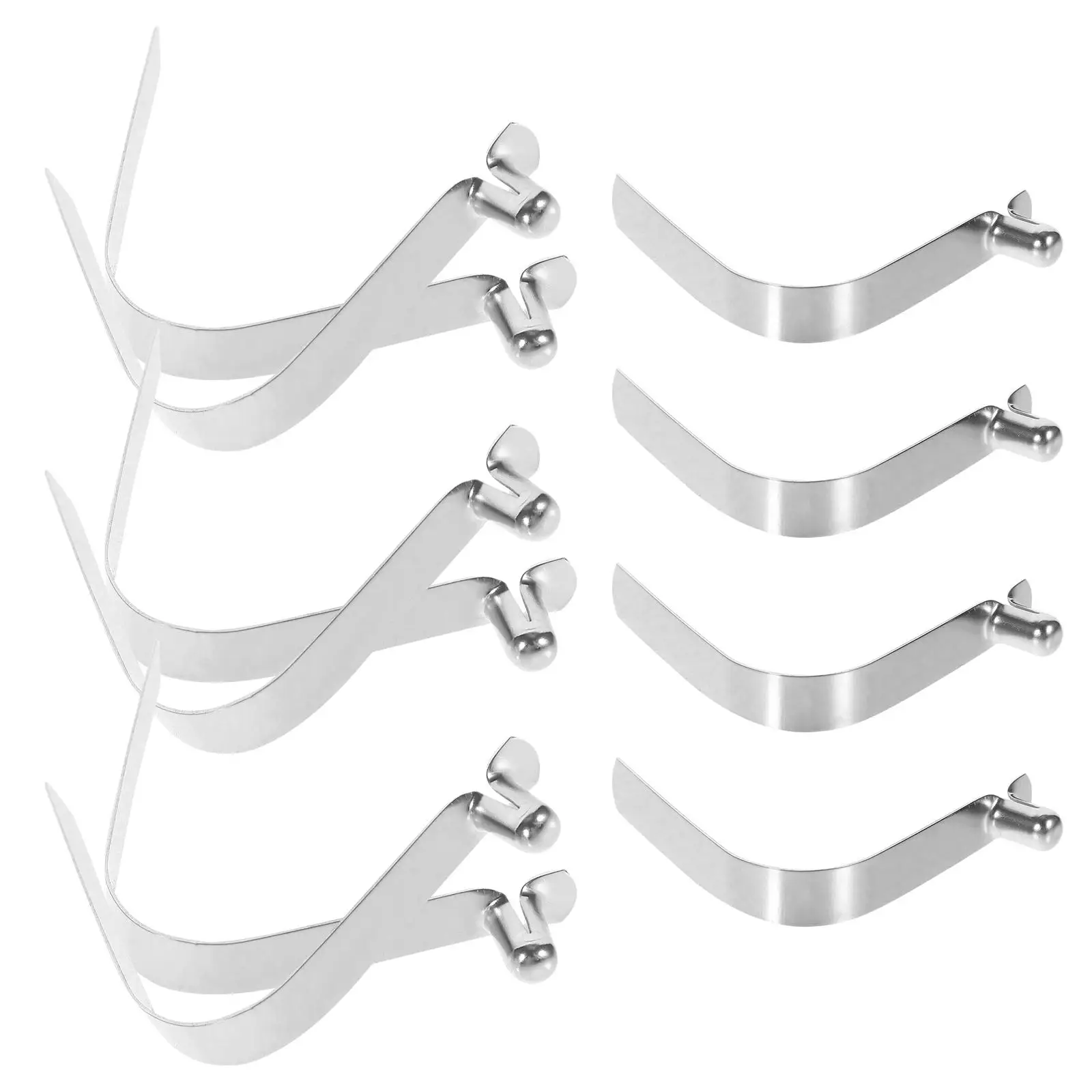 10 Pcs Shrapnel Buckle Snap Clip Paddle Spring Clips Umbrella Repair Telescopic Silver Tent Pole Push Button Accessories
10 Pcs Shrapnel Buckle Snap Clip Paddle Spring Clips Umbrella Repair Telescopic Silver Tent Pole Push Button Accessories