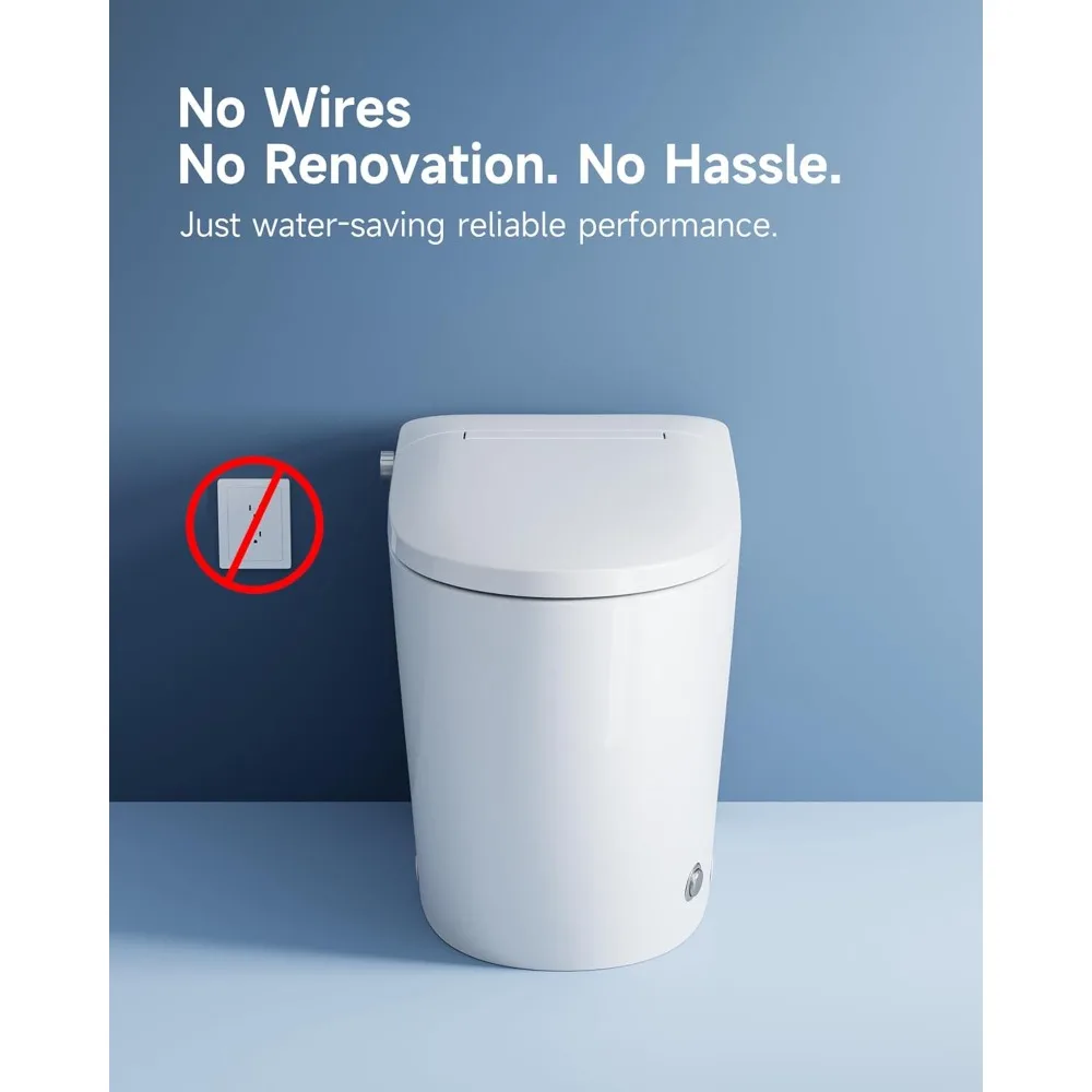Non-Electric Tankless Toilet, ADA Height, 1.0GPF & Powerful Flush, Skirted One Piece, Bathroom Use, Custom
Non-Electric Tankless Toilet, ADA Height, 1.0GPF & Powerful Flush, Skirted One Piece, Bathroom Use, Custom