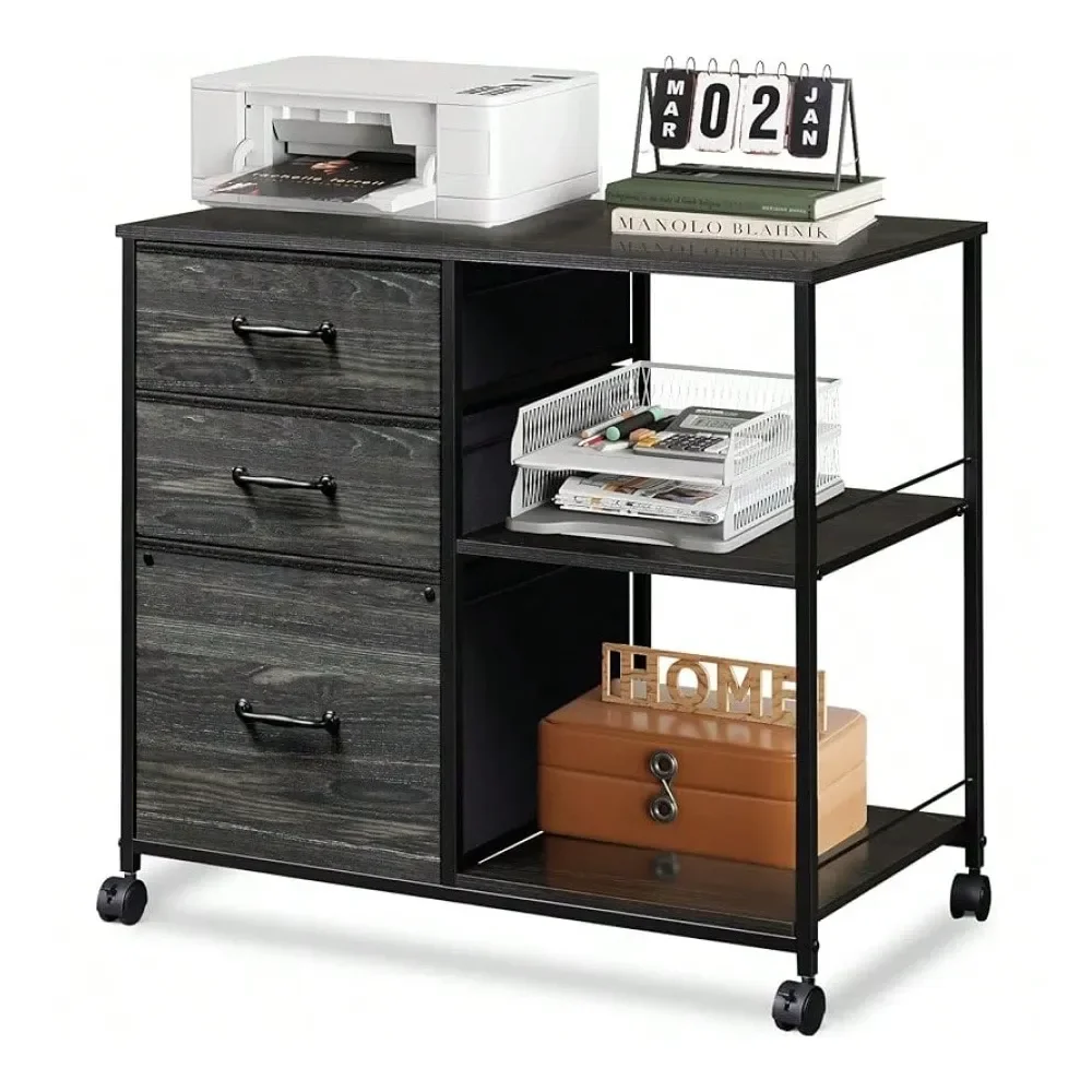 Drawer Mobile File Cabinet, Rolling Printer Stand With Open Storage Shelf, Fabric Lateral Filing Cabinet Fits A4 Or Letter Size
Drawer Mobile File Cabinet, Rolling Printer Stand With Open Storage Shelf, Fabric Lateral Filing Cabinet Fits A4 Or Letter Size