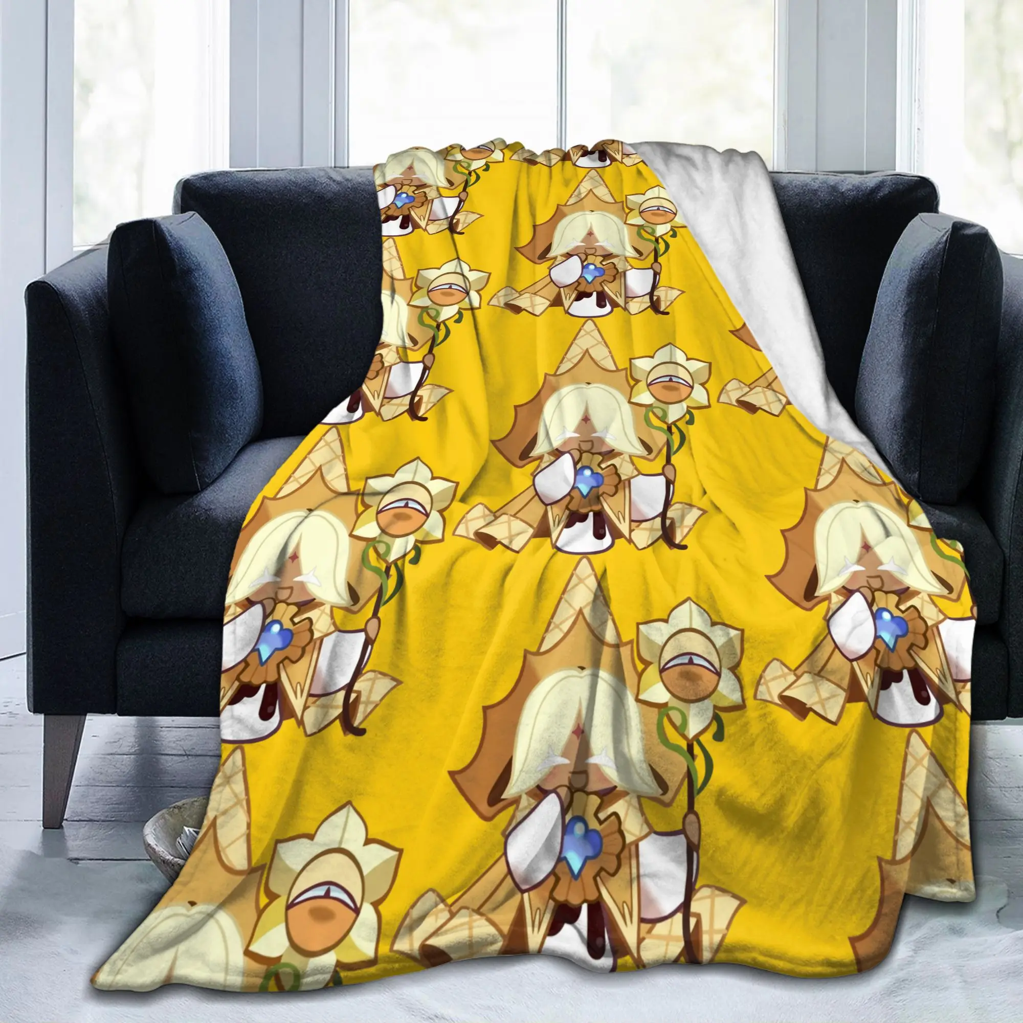 Cookie Run Kingdom Blanket Fleece Winter Pure Vanilla Cookie Breathable Soft Throw Blanket for Sofa Car Bedspreads
Cookie Run Kingdom Blanket Fleece Winter Pure Vanilla Cookie Breathable Soft Throw Blanket for Sofa Car Bedspreads