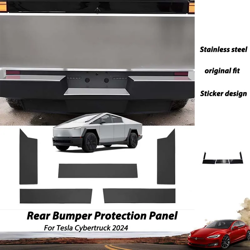 For Cybertruck 2024 Tailgate Armor Protection Panel Stainless Steel Rear Bumper Protective Plates Auto exterior Accessories
For Cybertruck 2024 Tailgate Armor Protection Panel Stainless Steel Rear Bumper Protective Plates Auto exterior Accessories
