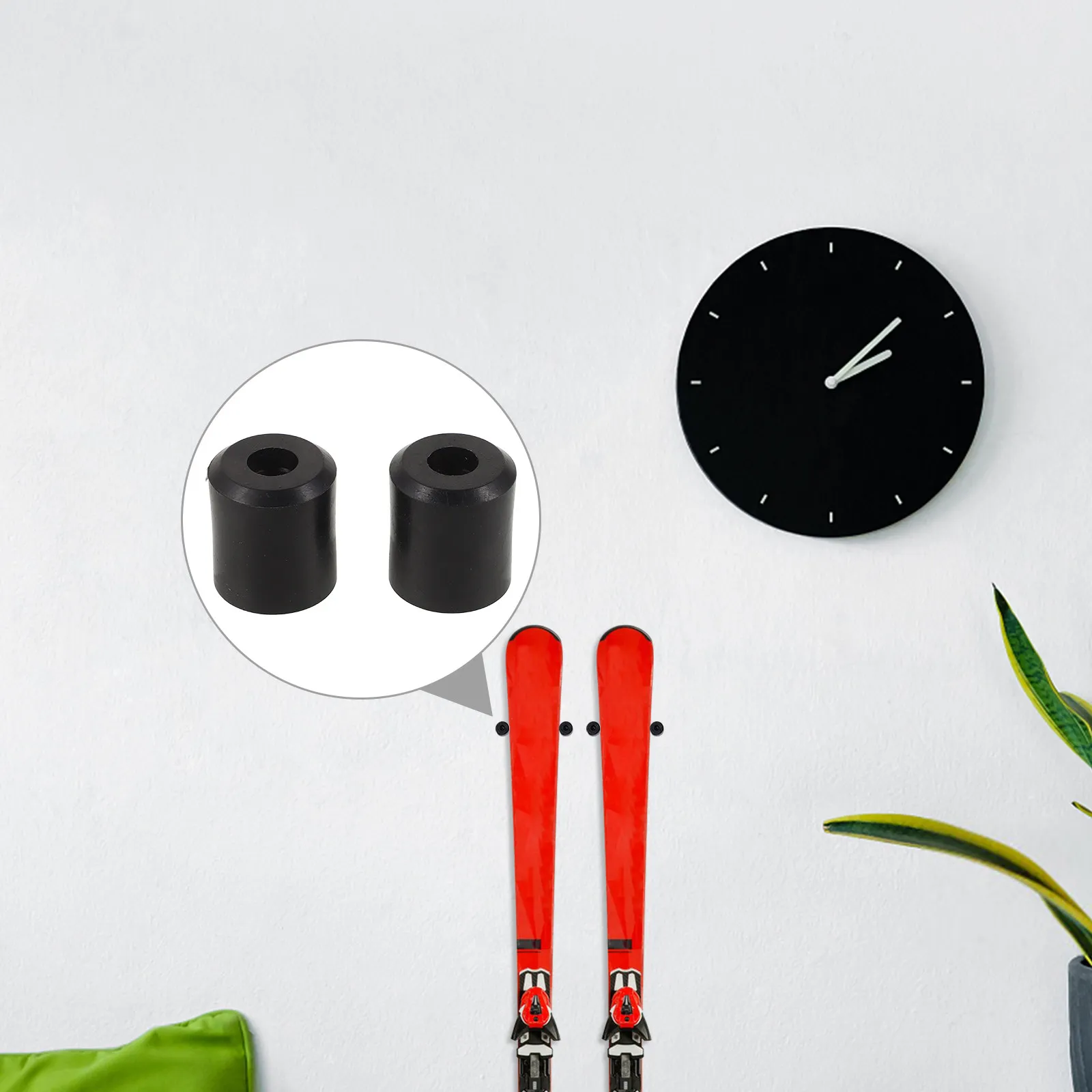 2Pcs Snowboard Wall Rack Vertical Ski Mount Rubber Material Space Saving Wall Mounted Snowboard Holder for Use
2Pcs Snowboard Wall Rack Vertical Ski Mount Rubber Material Space Saving Wall Mounted Snowboard Holder for Use