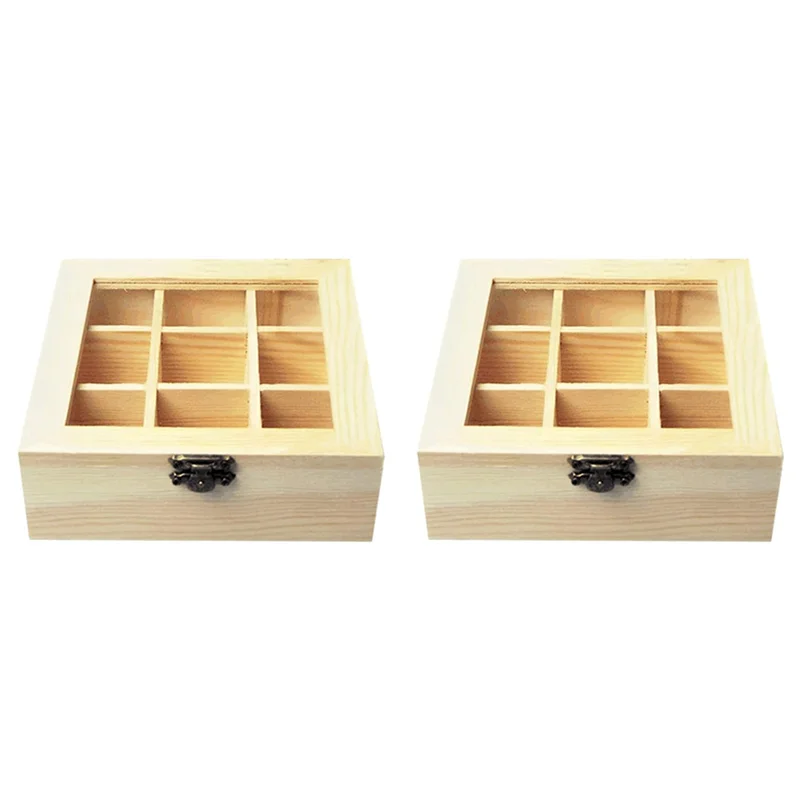 A98E-2X Tea Storage Box With 9 Compartments, Transparent Glass Top, Multifunctional Box That Can Store Various Tea Bags
A98E-2X Tea Storage Box With 9 Compartments, Transparent Glass Top, Multifunctional Box That Can Store Various Tea Bags