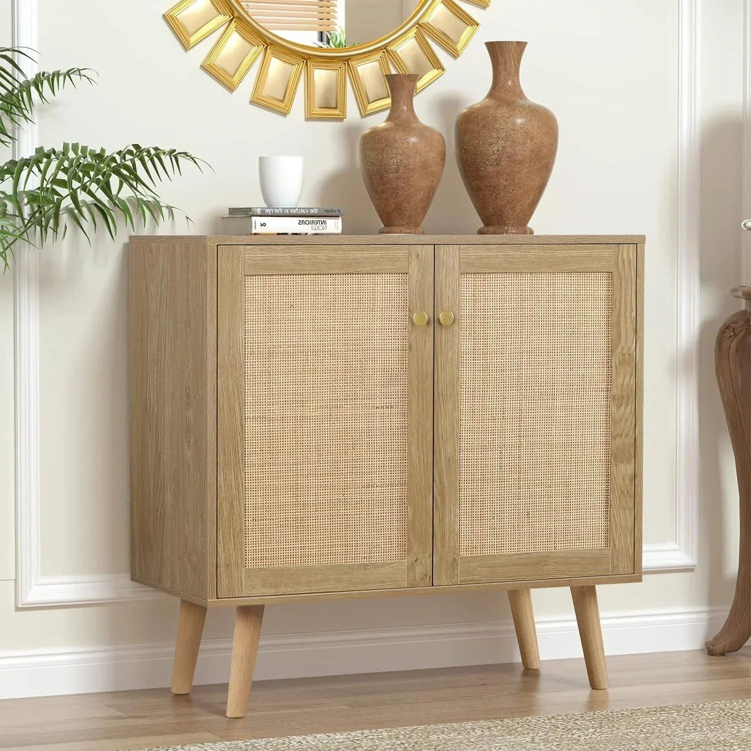 Wholesale 2 Door Rattan Cabinet Recycled pine Buffet Cabinet with Adjustable Shelf Wood Storage Cabinet
Wholesale 2 Door Rattan Cabinet Recycled pine Buffet Cabinet with Adjustable Shelf Wood Storage Cabinet