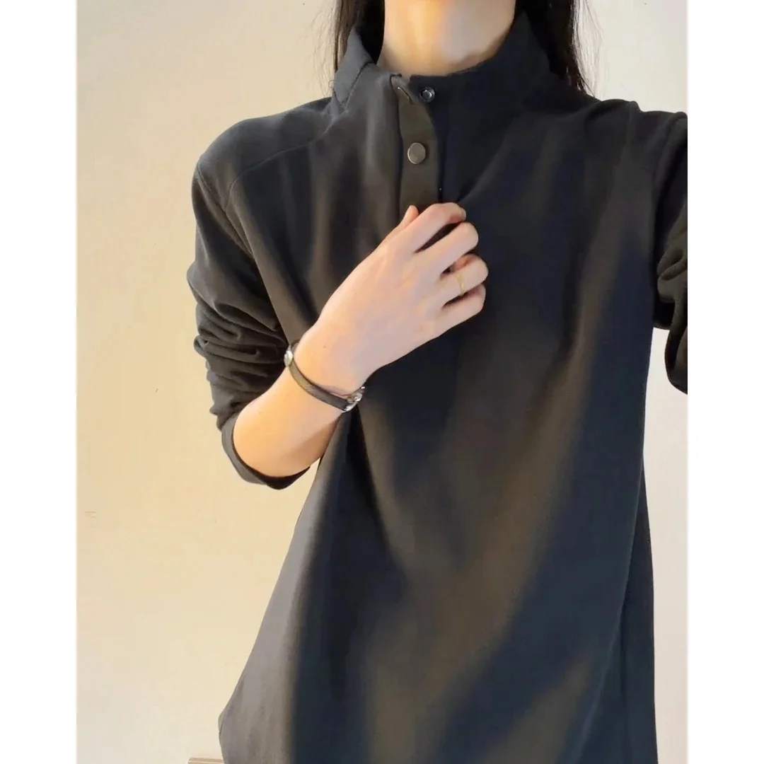 Men's Double-Sided Fce Sweatirt Long Sve Stand Collar Warm Color T-irt Inner Wear Base irt American Sle P...
Men's Double-Sided Fce Sweatirt Long Sve Stand Collar Warm Color T-irt Inner Wear Base irt American Sle P...