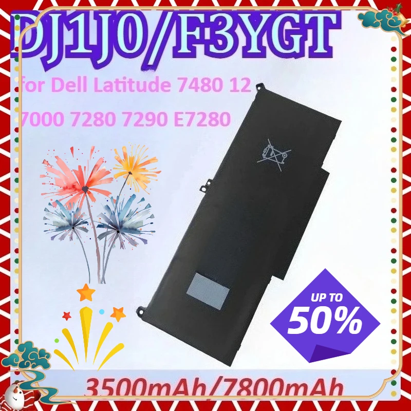 DJ1J0/F3YGT 3500 мАч/7800 мАч аккумулятор для ноутбука Dell Latitude 7480 12 7000 7280 7290 E7280 E7290 E7380 E7390 7000 7380 7390 7480
DJ1J0/F3YGT 3500 мАч/7800 мАч аккумулятор для ноутбука Dell Latitude 7480 12 7000 7280 7290 E7280 E7290 E7380 E7390 7000 7380 7390 7480