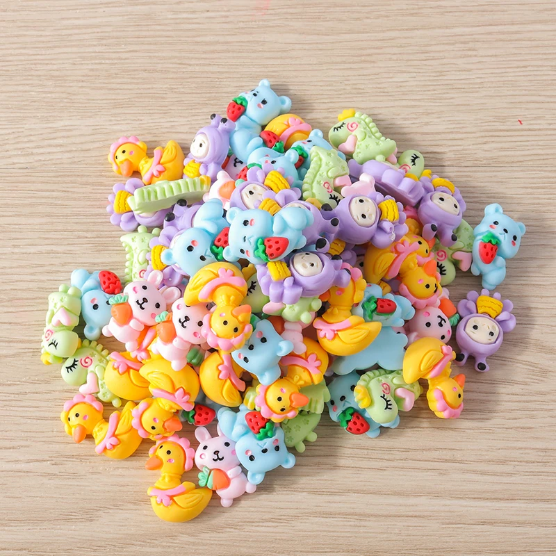 Tusember 15pcs Cute Animal Charms Rabbit Dinosaur Bear Duck Bee Resin Flat Back for DIY Phone Case Decor Handmade Accessories
Tusember 15pcs Cute Animal Charms Rabbit Dinosaur Bear Duck Bee Resin Flat Back for DIY Phone Case Decor Handmade Accessories