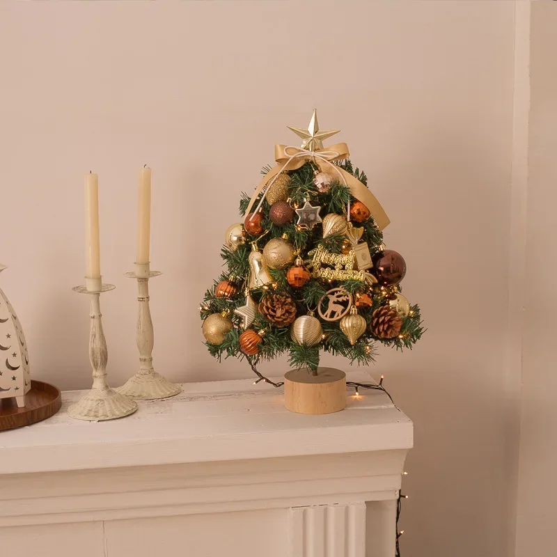Height 45cm desktop mini Christmas tree Small tree Christmas decorations with lights Christmas Tree ornaments
Height 45cm desktop mini Christmas tree Small tree Christmas decorations with lights Christmas Tree ornaments