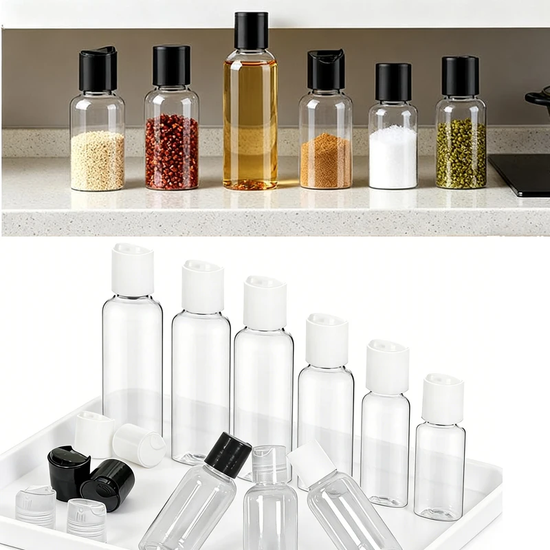 50Pcs 30ml-100ml Clear Plastic PET Empty Bottles With Disc Top Caps Squeezable Refillable Containers For Shampoo Lotions Cream
50Pcs 30ml-100ml Clear Plastic PET Empty Bottles With Disc Top Caps Squeezable Refillable Containers For Shampoo Lotions Cream