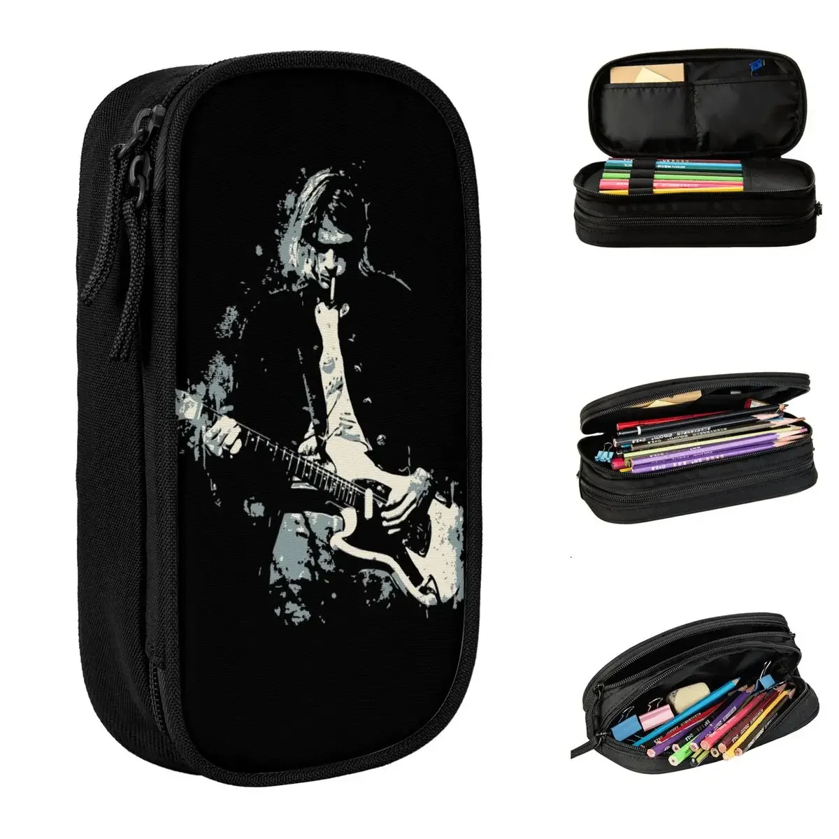 Classic Kurt Cobain Guitar Pencil Case Pencil Box Pen Kids Large Storage Bag Students School Gifts Stationery
Classic Kurt Cobain Guitar Pencil Case Pencil Box Pen Kids Large Storage Bag Students School Gifts Stationery