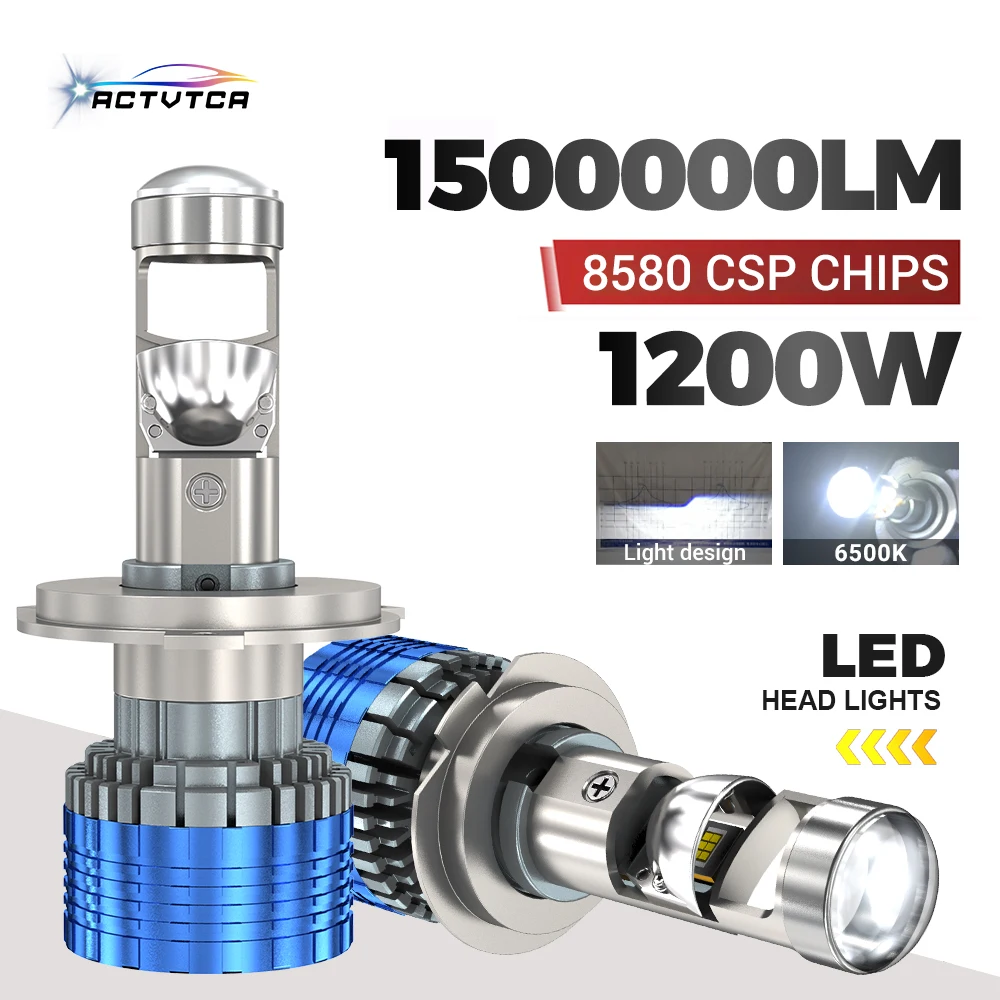 ACTVTCA 1200W 1500000LM H7 Canbus Car Headlight Mini Lens H11 9005 9006 H4 LED Projector Bulb 6500K Auto Motorcycle Mini Lens
ACTVTCA 1200W 1500000LM H7 Canbus Car Headlight Mini Lens H11 9005 9006 H4 LED Projector Bulb 6500K Auto Motorcycle Mini Lens