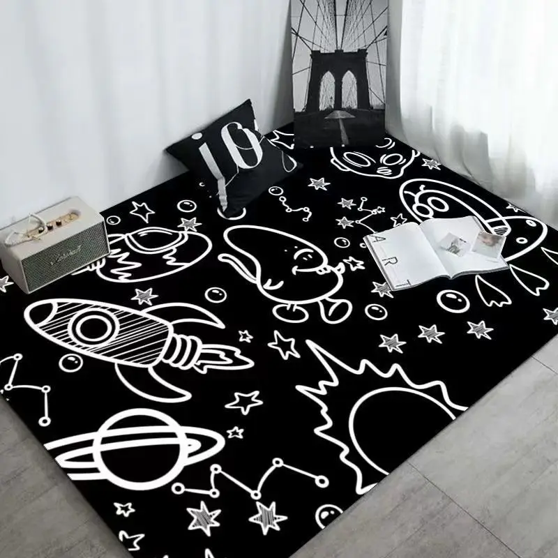 Cartoon Cute Pattern Carpets For Home Living Room Decoration Bedroom Bedside Sofa Area Rug Play Mat Anti-skid Washable Floor Mat
Cartoon Cute Pattern Carpets For Home Living Room Decoration Bedroom Bedside Sofa Area Rug Play Mat Anti-skid Washable Floor Mat