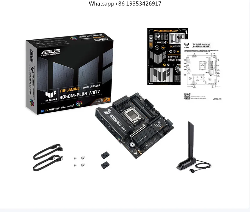 New TUF GAMING B850M-PLUS WIFI7 for heavy gunner main board for CPU 9600X/9700
New TUF GAMING B850M-PLUS WIFI7 for heavy gunner main board for CPU 9600X/9700