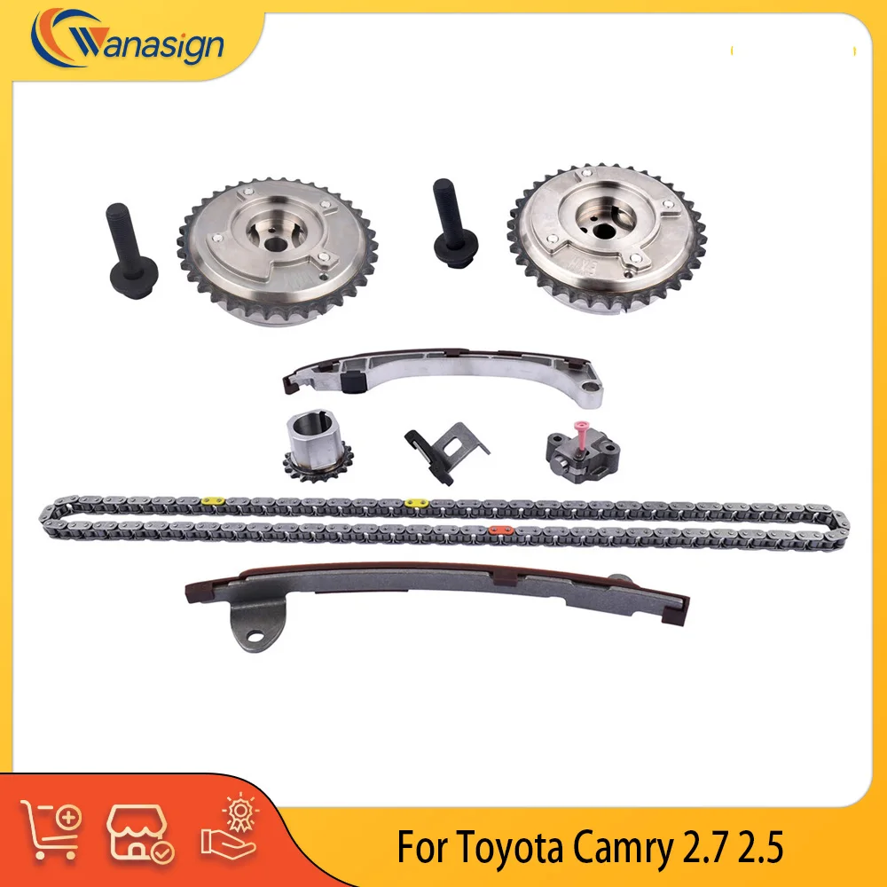 Engine Parts Timing Chain Kit VVT Fir 2.5 2.7 L L4 Gas For Toyota RAV4 Highlander Sienna Venza Camry 2.7 2.5 09-14
Engine Parts Timing Chain Kit VVT Fir 2.5 2.7 L L4 Gas For Toyota RAV4 Highlander Sienna Venza Camry 2.7 2.5 09-14