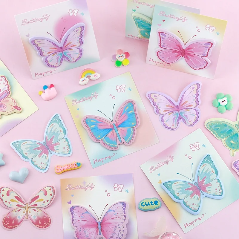80pcs/lot Kawaii Butterfly Memo Pad Sticky Notes Cute Stationery Label Notepad Planner Sticker Post School Supply
80pcs/lot Kawaii Butterfly Memo Pad Sticky Notes Cute Stationery Label Notepad Planner Sticker Post School Supply