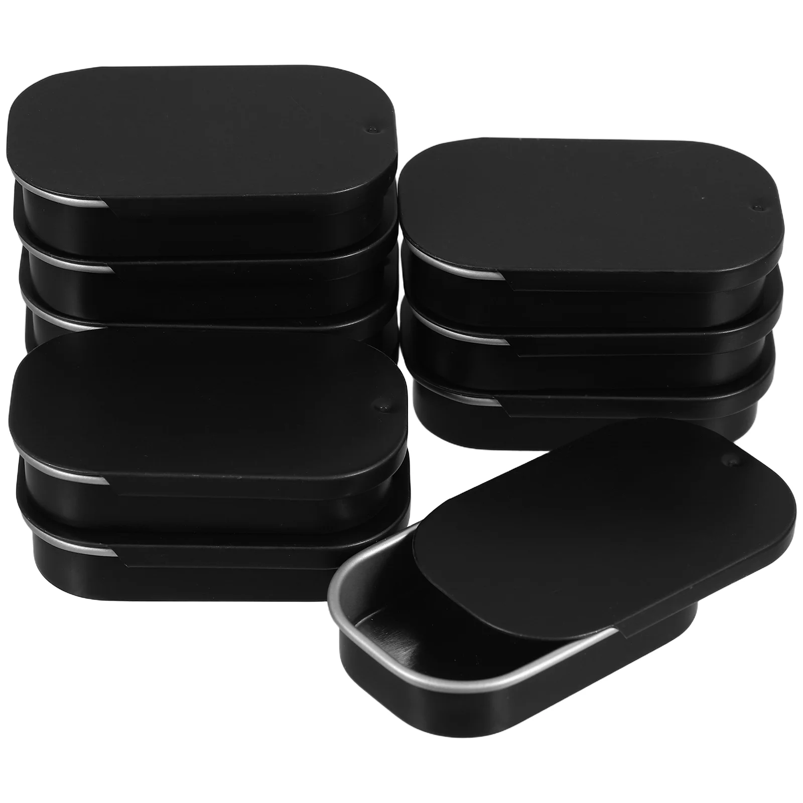 10 Pcs Small Tin with Lid Tinplate Box Chewing Gum Storage Boxes Candy Mini Tins Empty Black
10 Pcs Small Tin with Lid Tinplate Box Chewing Gum Storage Boxes Candy Mini Tins Empty Black
