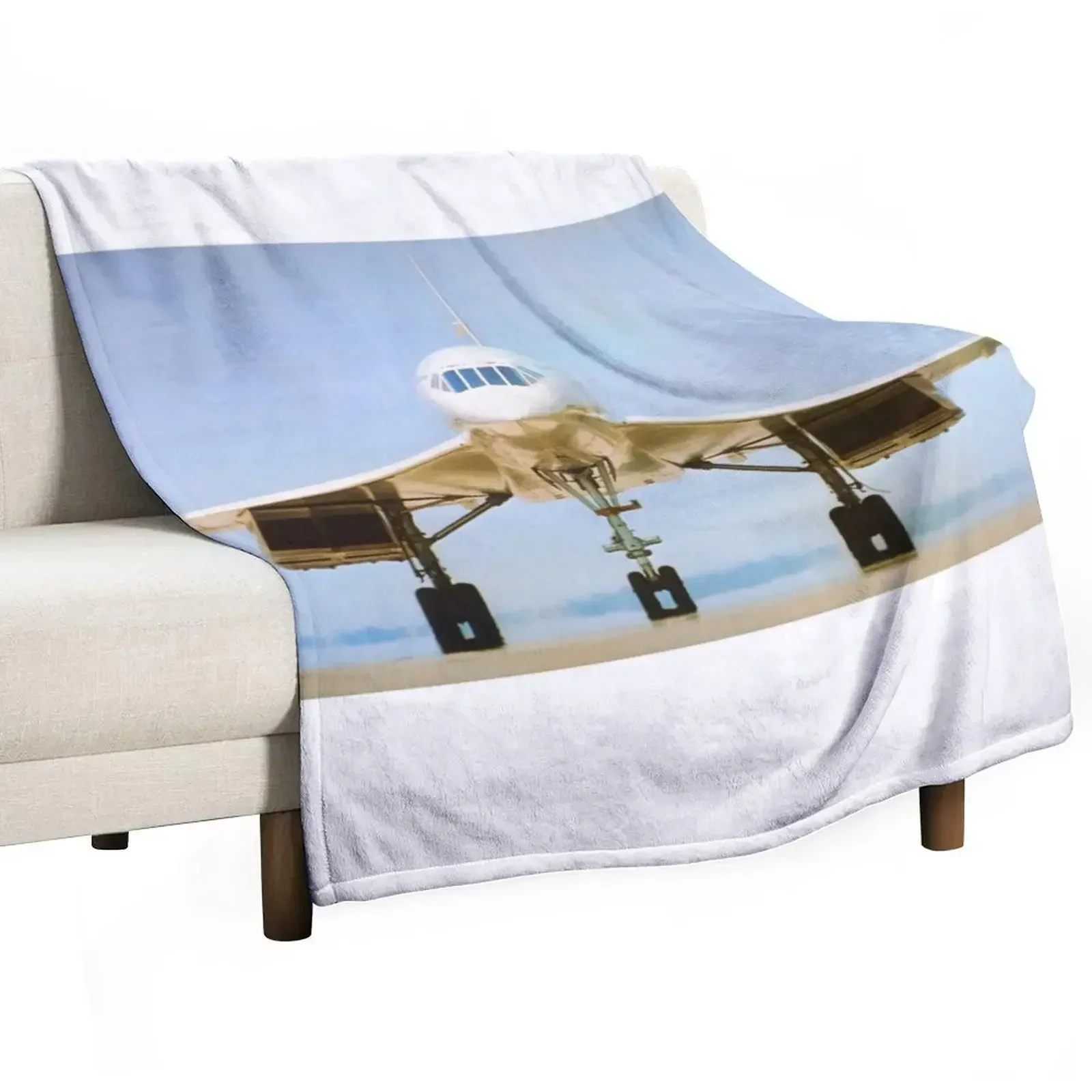 Concorde on airport runway, 1975 (C028/4081) Throw Blanket Cozy Microfiber Throw Blanket for Home Bedroom
Concorde on airport runway, 1975 (C028/4081) Throw Blanket Cozy Microfiber Throw Blanket for Home Bedroom