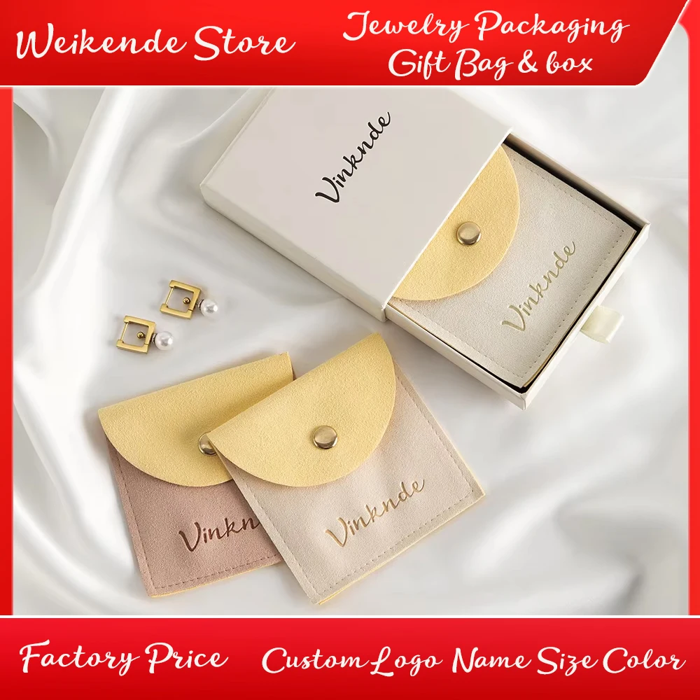 Custom Logo Luxury Microfiber Rings Necklace Storage Bag 6X6cm Snap Jewelry Packaging Pouch Wedding Party Gift Dust Sack Bulk
Custom Logo Luxury Microfiber Rings Necklace Storage Bag 6X6cm Snap Jewelry Packaging Pouch Wedding Party Gift Dust Sack Bulk