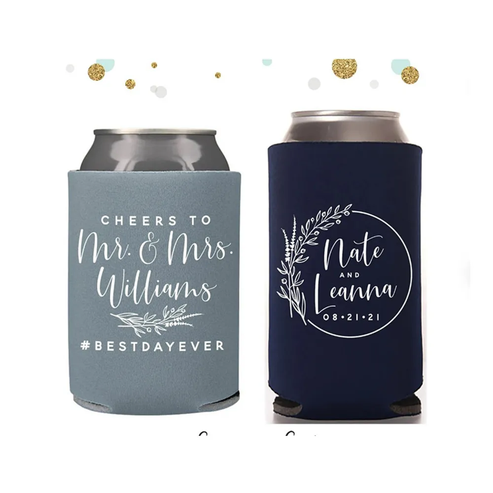 Regular & Slim Can Cooler Wedding Package #140RS - Cheers to The Mr and Mrs - Custom - Wedding Favor Package, Wedding Favor, Bee
Regular & Slim Can Cooler Wedding Package #140RS - Cheers to The Mr and Mrs - Custom - Wedding Favor Package, Wedding Favor, Bee
