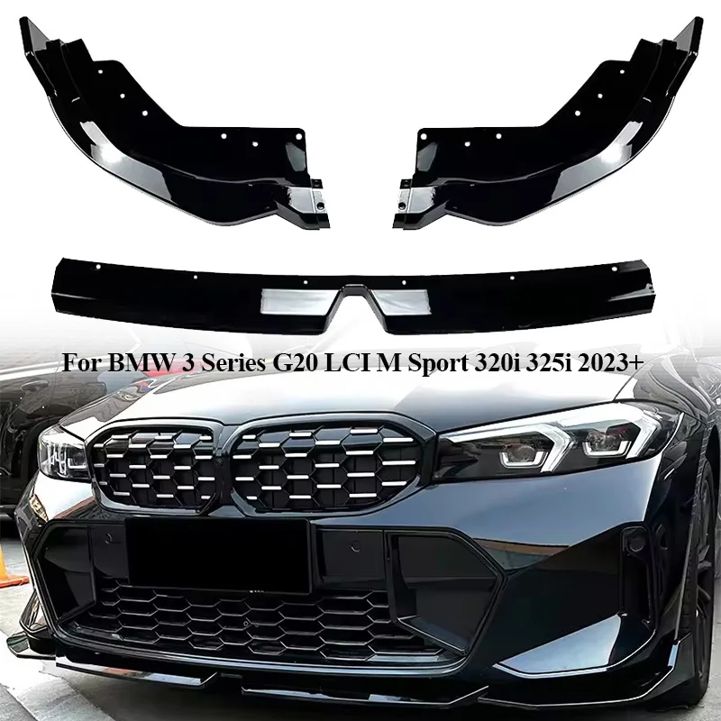 For BMW 3 Series G20 LCI M Sport 320i 325i MP 2023+ Bumper Lip Car Front Bumper Splitter Lip Diffuser Guard Body Kit
For BMW 3 Series G20 LCI M Sport 320i 325i MP 2023+ Bumper Lip Car Front Bumper Splitter Lip Diffuser Guard Body Kit