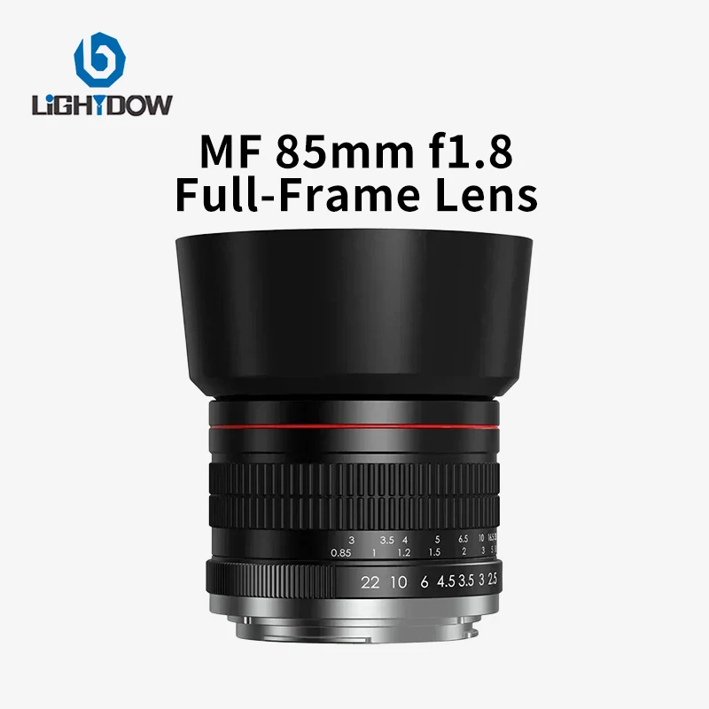 Lightdow 85mm f1.8 Portrait Lens for Nikon DSLR Canon EOS DSLR Sony E Mount Cameras Canon RF Mount Nikon Z Mirrorless Camera
Lightdow 85mm f1.8 Portrait Lens for Nikon DSLR Canon EOS DSLR Sony E Mount Cameras Canon RF Mount Nikon Z Mirrorless Camera