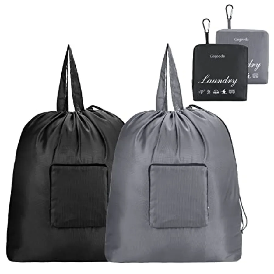 Travel Laundry Bags with Drawstring Closure XL Large Foldable Dirty Clothes bags with Handle Heavy Duty and Washable for Colleg
Travel Laundry Bags with Drawstring Closure XL Large Foldable Dirty Clothes bags with Handle Heavy Duty and Washable for Colleg