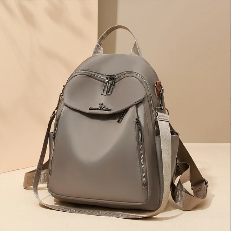 2025 New Women's Korean Fashion Large Capacity Waterproof Oxford Travel Backpacks Double Zipper Shoulder Bags Totes School Bag
2025 New Women's Korean Fashion Large Capacity Waterproof Oxford Travel Backpacks Double Zipper Shoulder Bags Totes School Bag