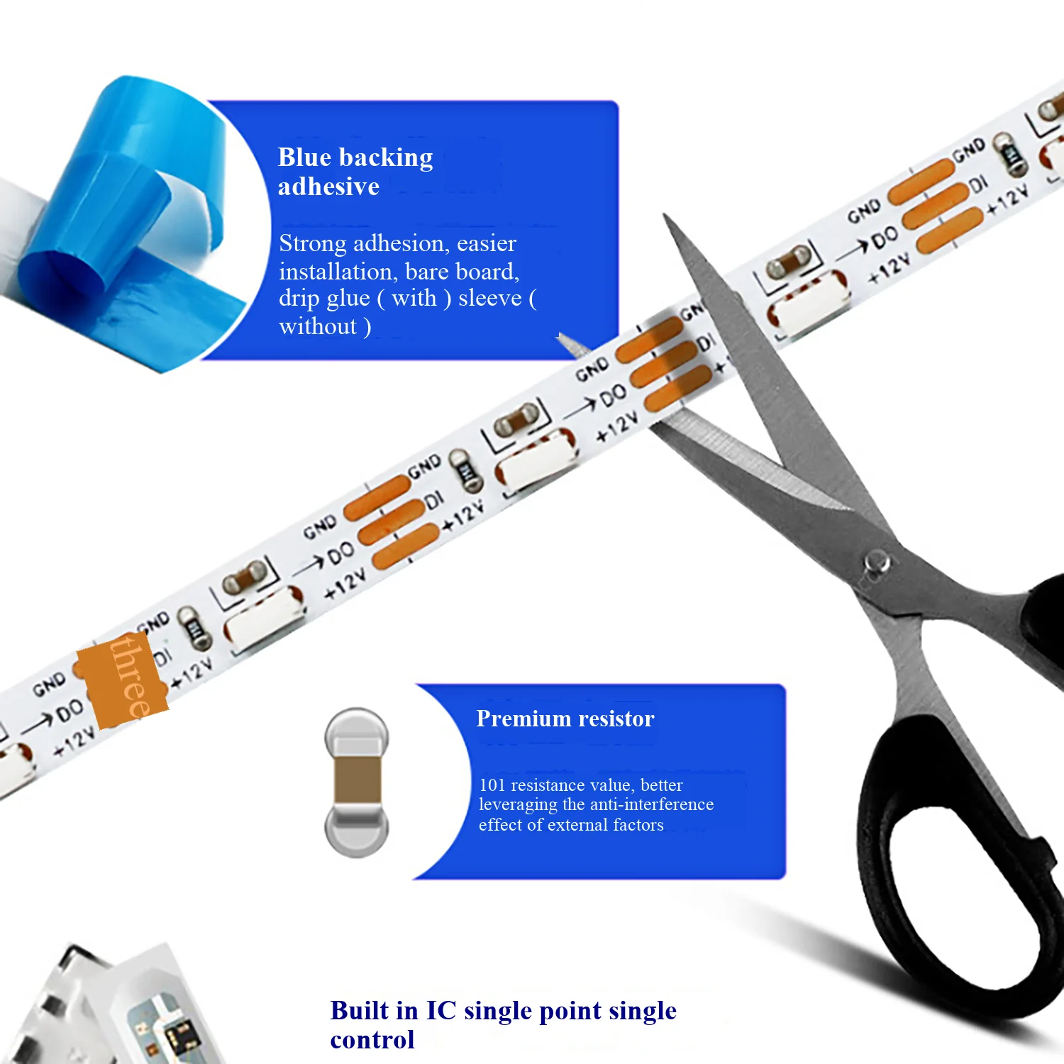 DC5V 12V WS2812B Side Emitting Digital led Strip SK6812 4020 IC 60LEDs/m 5mm RGB Full color Individually Addressable IC led Tape
DC5V 12V WS2812B Side Emitting Digital led Strip SK6812 4020 IC 60LEDs/m 5mm RGB Full color Individually Addressable IC led Tape