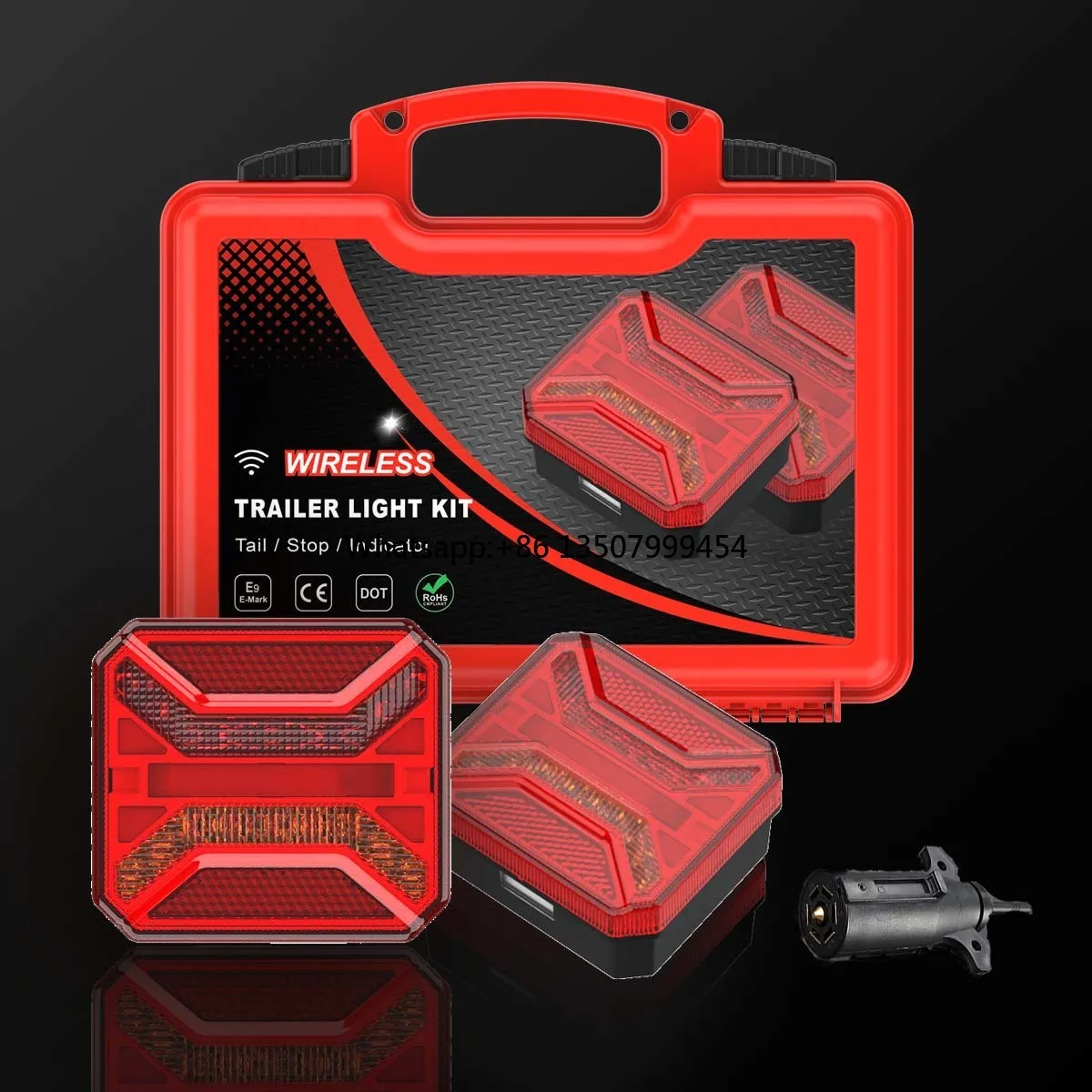 Wireless Lights Kit for Truck 12-24V Magnetic Truck Light Wireless Led Trailer Tail Wireless Tow Light
Wireless Lights Kit for Truck 12-24V Magnetic Truck Light Wireless Led Trailer Tail Wireless Tow Light