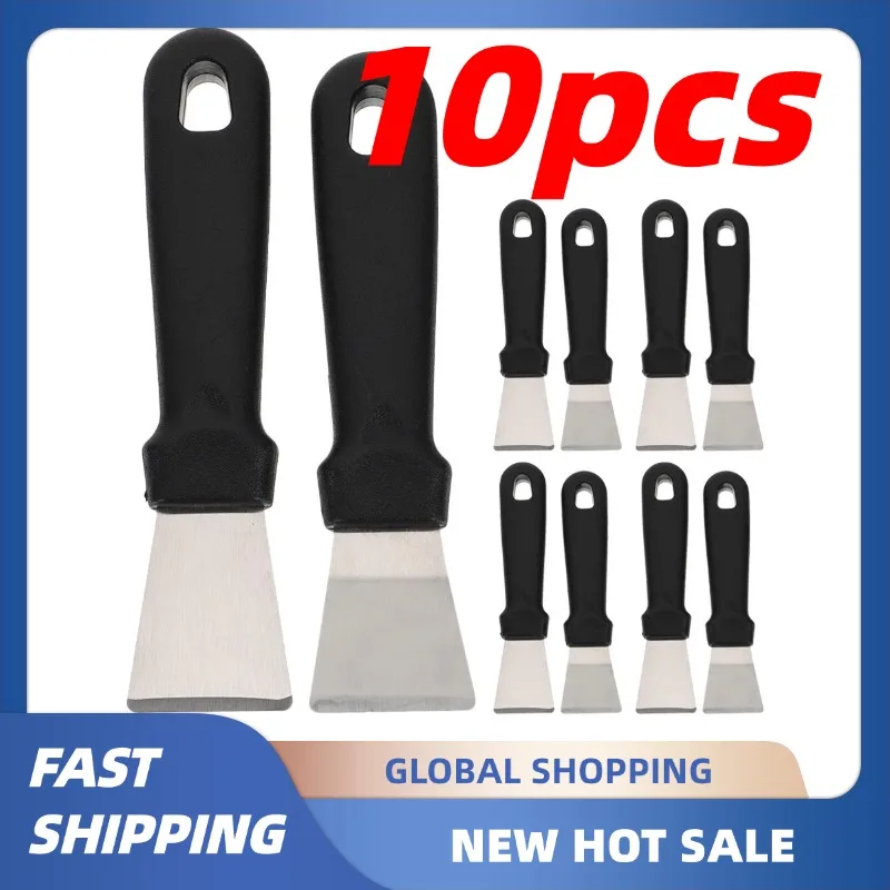 10pcs Paint Stripping Tool Stainless Steel Cleaning Shovel Griddle Spatula Ice Scraper Multi-purpose Spatula Kitchen Tools
10pcs Paint Stripping Tool Stainless Steel Cleaning Shovel Griddle Spatula Ice Scraper Multi-purpose Spatula Kitchen Tools