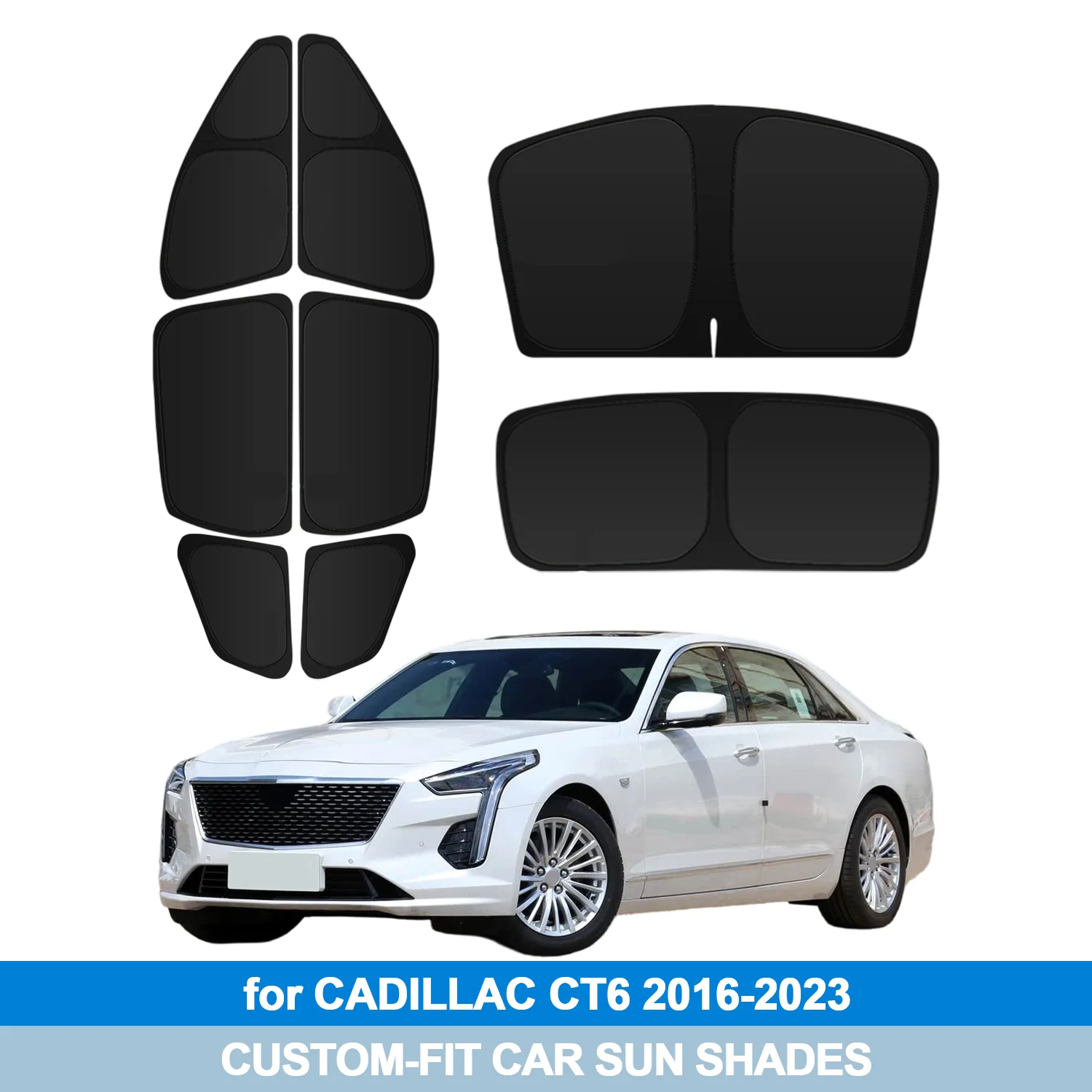 For CADILLAC CT6 2016-2023 Windshield Sun Shade Side Window Shades Cover Sun Visor Shield Privacy Protection
For CADILLAC CT6 2016-2023 Windshield Sun Shade Side Window Shades Cover Sun Visor Shield Privacy Protection