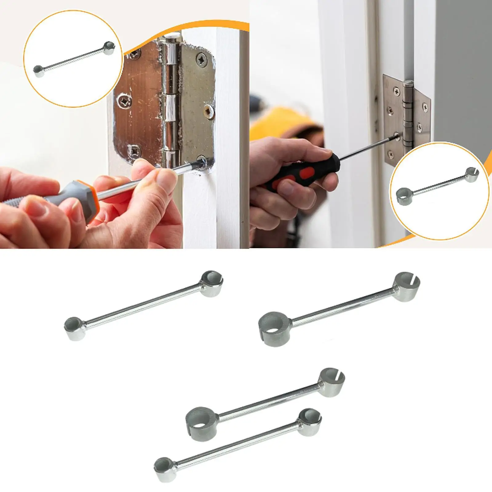 Door Hinge Adjustment Tool Sturdy Seam Adjustable Wrench Efficient Hinge Repair Tool for Various Gaps Residential Repairing Home
Door Hinge Adjustment Tool Sturdy Seam Adjustable Wrench Efficient Hinge Repair Tool for Various Gaps Residential Repairing Home